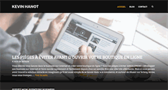 Desktop Screenshot of kevinhanot.com
